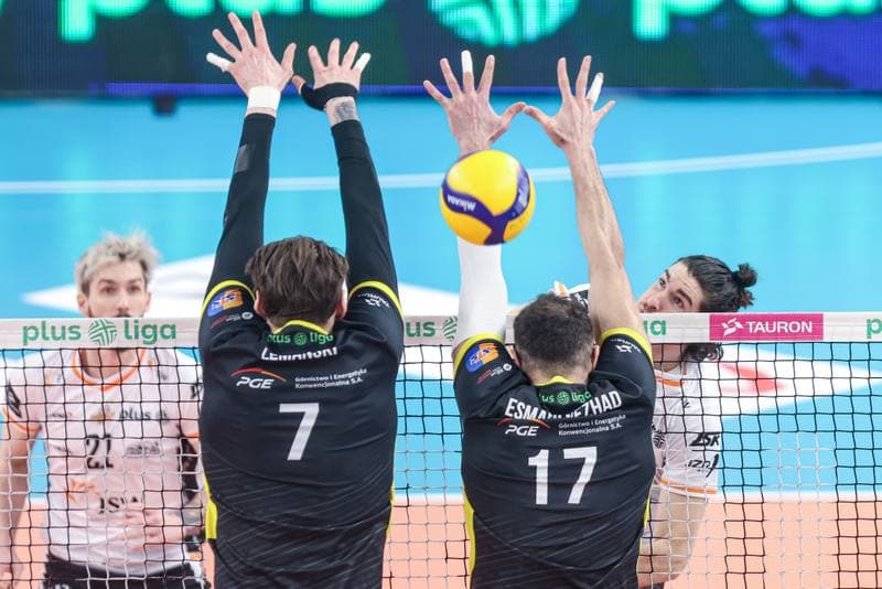 Volleyball. PlusLiga. Jastrzebski Wegiel - PGE GiEK Skra Belchatow. 09.02.2025