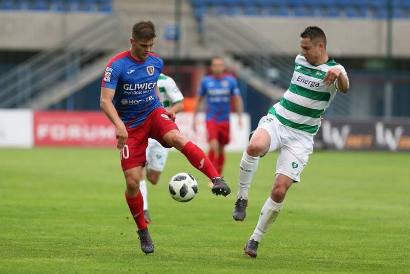 Football. Lotto Ekstraklasa. Piast Gliwice - Lechia Gdansk. 08.05.2018