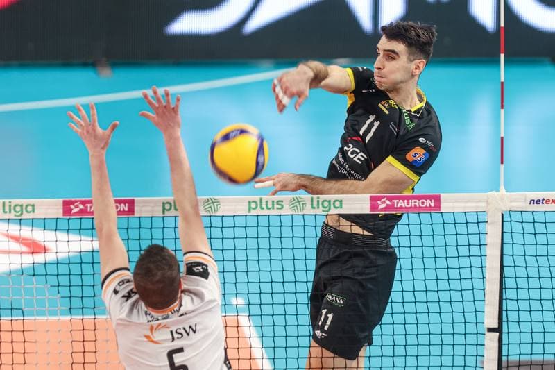 Volleyball. PlusLiga. Jastrzebski Wegiel - PGE GiEK Skra Belchatow. 09.02.2025