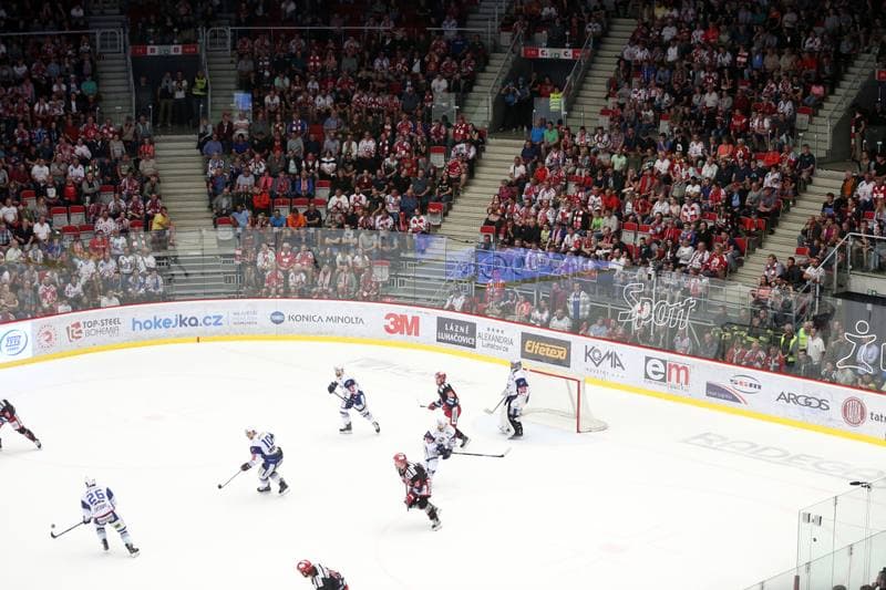 Ice Hockey. Tipsport Extraliga. Ocelari Trinec - Kometa Brno. 22.04.2018