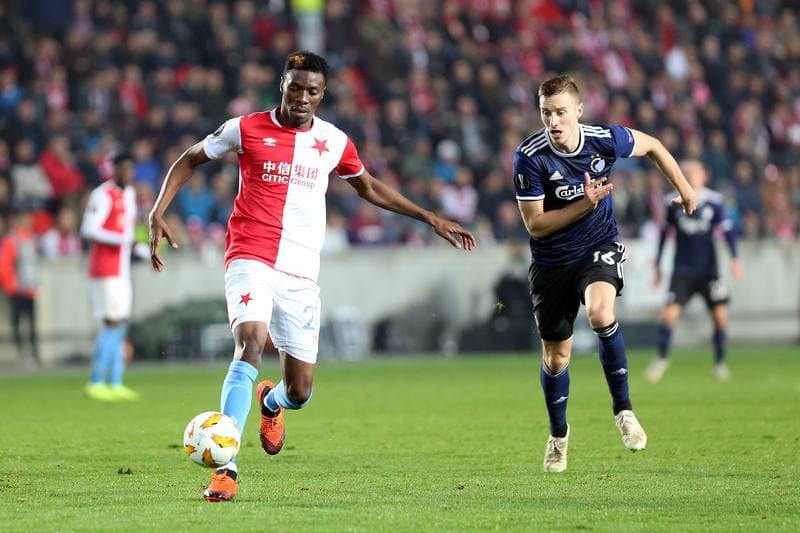 Football. UEFA Europa League. Slavia Prague - FC Copenhagen. 08.11.2018