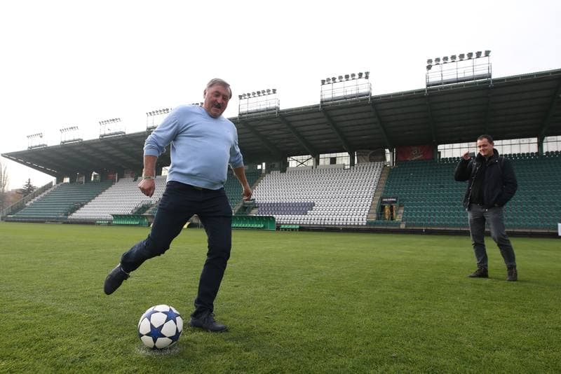 Football. Antonin Panenka. Photocall. 08.11.2018