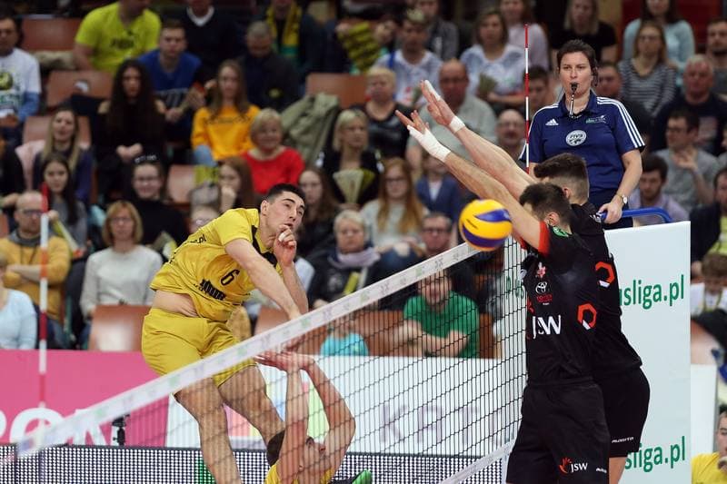 Volleyball. PlusLiga. GKS Katowice - Jastrzebski Wegiel. 25.03.2018