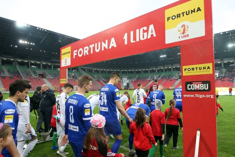 Football. Fortuna I Liga. GKS Tychy - Wigry Suwalki. 28.04.2019