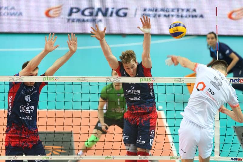 Volleyball. PlusLiga. Jastrzebski Wegiel - ZAKSA Kedzierzyn-Kozle. 13.01.2018