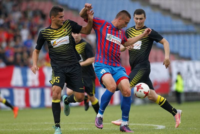 Football. Playoff for III Liga. Polonia Bytom - Ruch Radzionkow. 16.06.2018