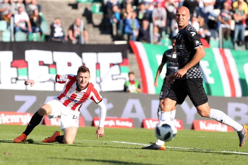 Football. Lotto Ekstraklasa. Zaglebie Sosnowiec - Cracovia Krakow. 30.09.2018