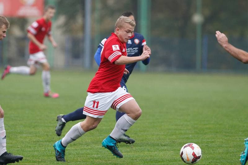 Football. Centralna Liga Juniorow. Gwarek Zabrze - FC Academy Wroclaw. 22.10.2016