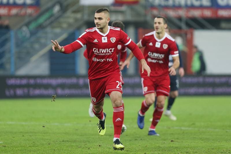 Football. Lotto Ekstraklasa. Piast Gliwice - Pogon Szczecin. 03.12.2018