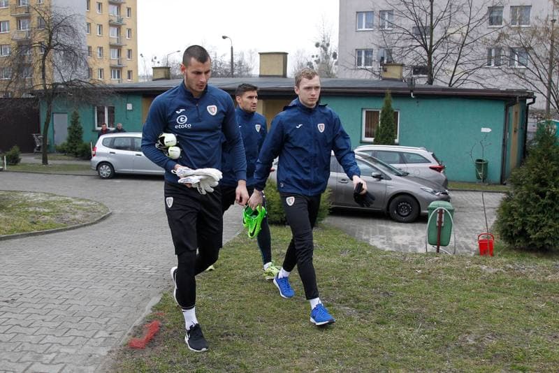 Football. Piast Gliwice. Training. 15.03.2017