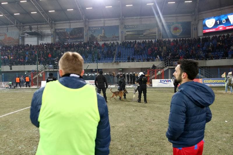 Football. Lotto Ekstraklasa. Piast Gliwice - Gornik Zabrze. 03.03.2018