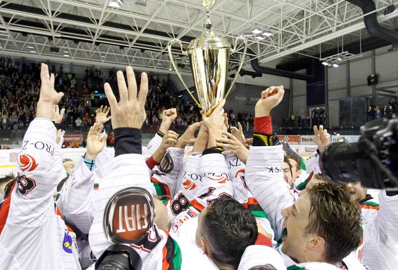 Ice Hockey. Polish Supercup. GKS Tychy - Cracovia Krakow. 04.09.2015