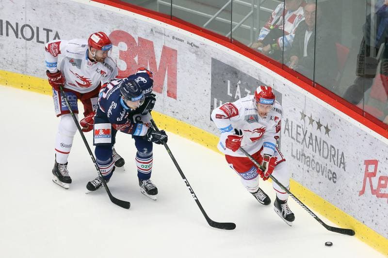 Ice Hockey. Tipsport Extraliga. Ocelari Trinec - HC Vitkovice Ridera. 07.10.2018
