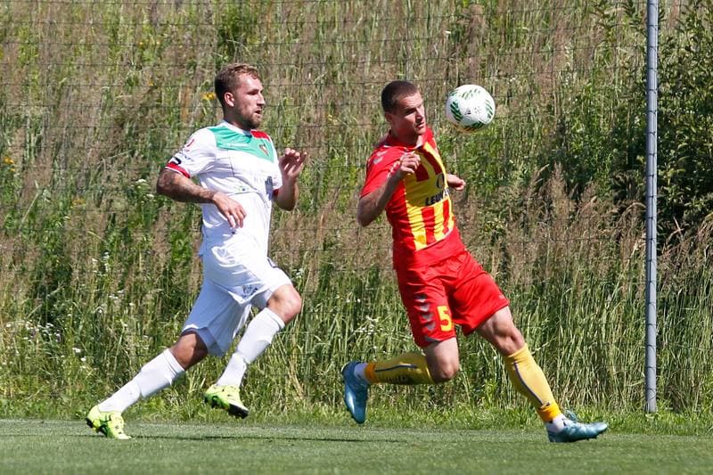 Football. Sparing. Korona Kielce - Zaglebie Sosnowiec. 02.07.2016