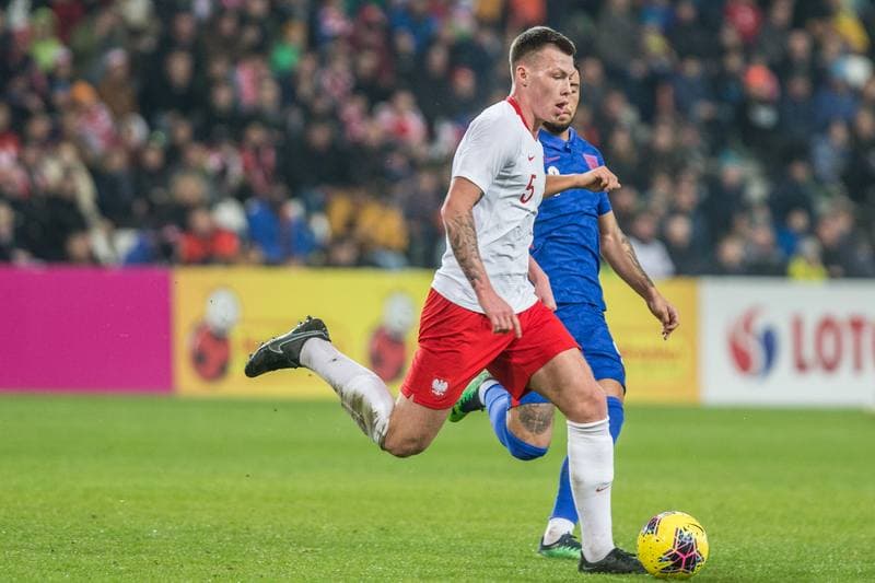 Football. UEFA Elite League. Poland - England. 25.03.2022
