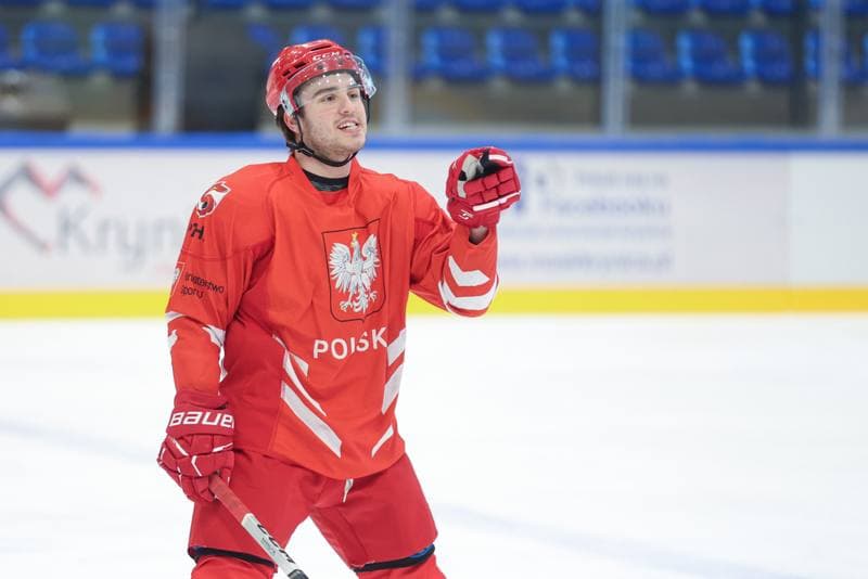 Ice Hockey. Poland national team. Training. 11.04.2024