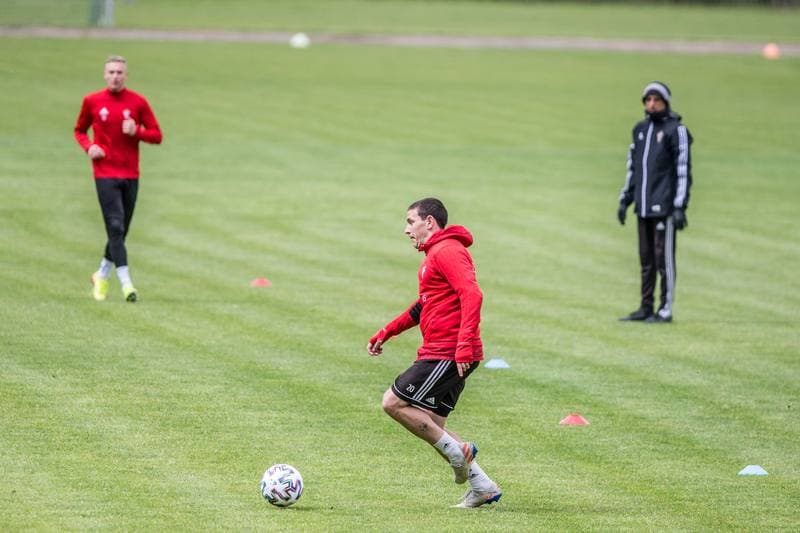 Football. Gornik Zabrze. Training. 12.05.2020