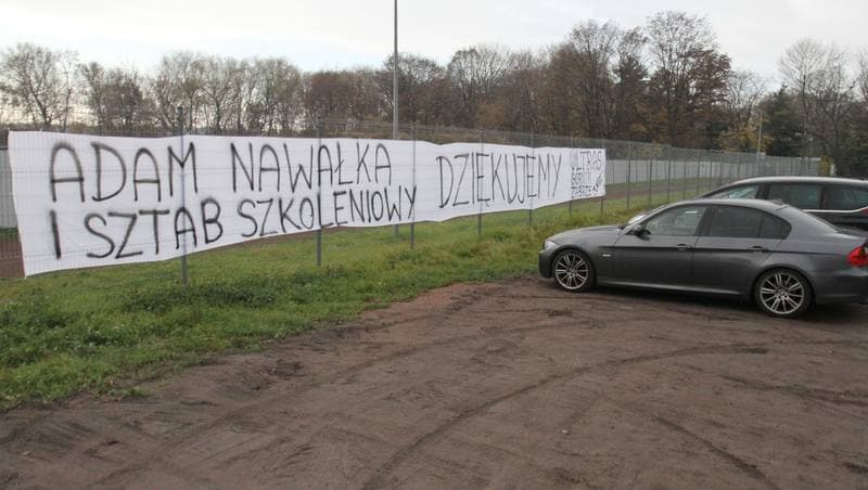 Football. Gornik Zabrze. Training. 01.11.2013