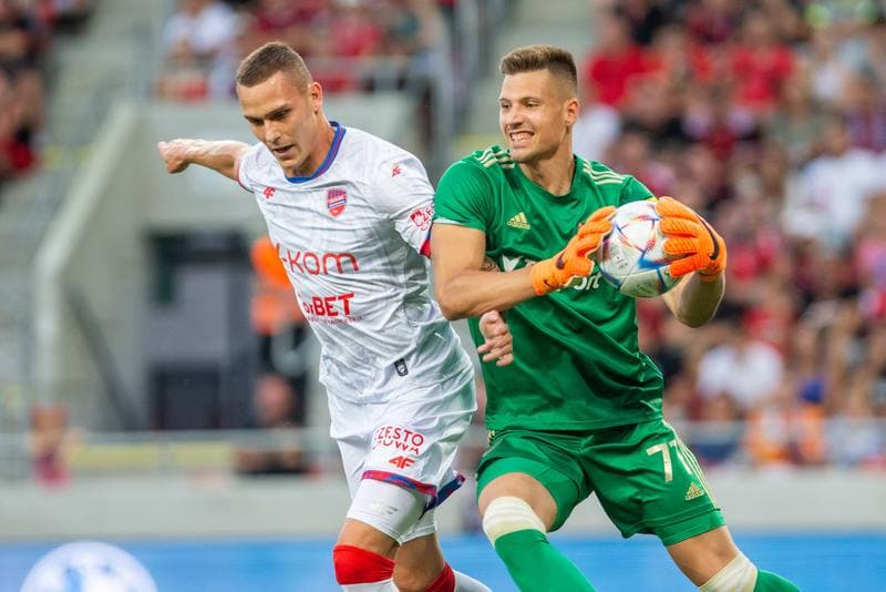 Football. UEFA Conference League. Spartak Trnava - Rakow Czestochowa. 04.08.2022