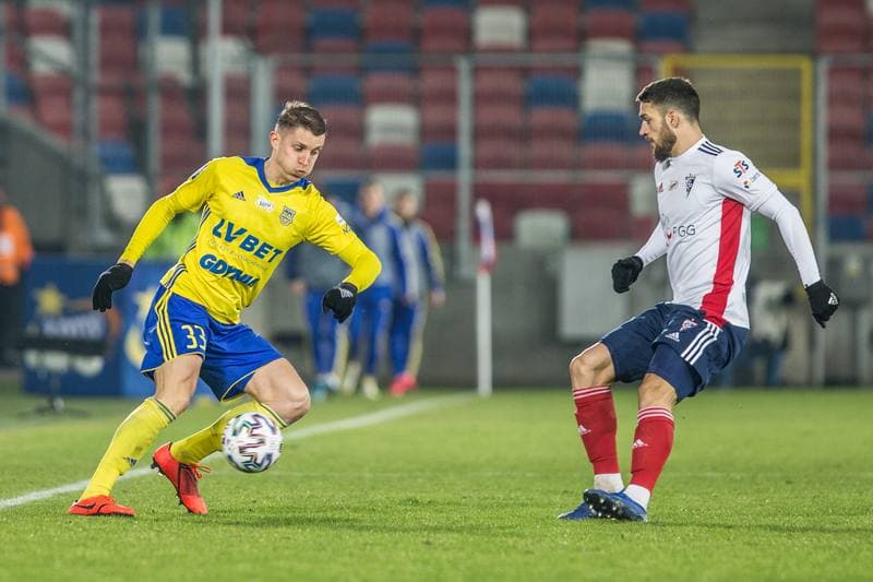 Football. PKO BP Ekstraklasa. Gornik Zabrze - Arka Gdynia. 14.02.2020
