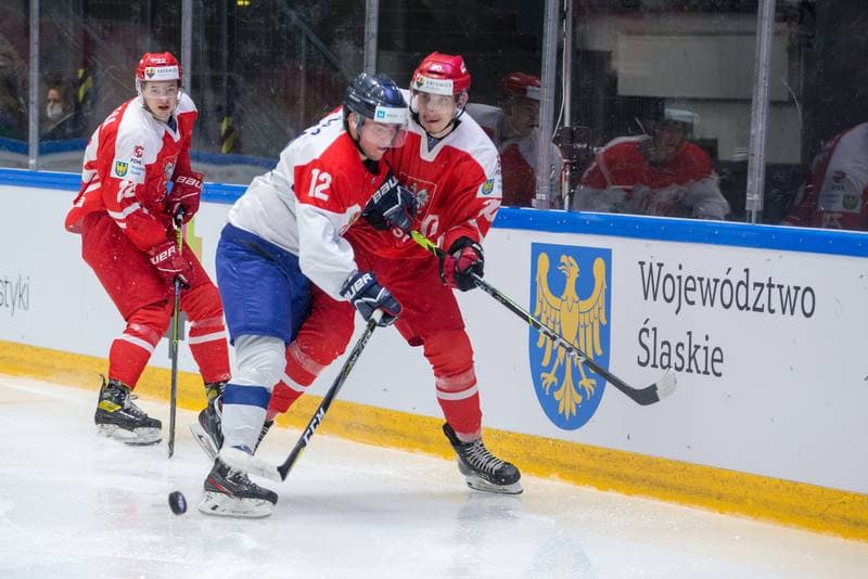 Ice Hockey. World Championship Division 1 Group B. Serbia - Poland. 29.04.2022