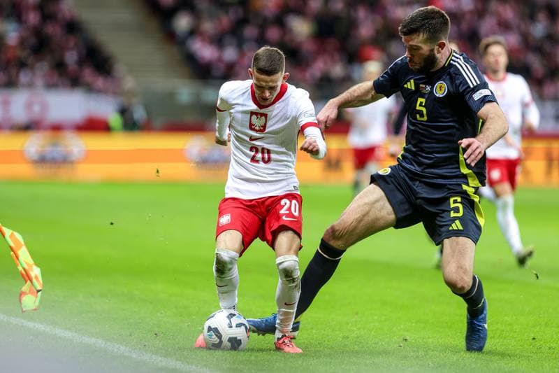 Football. UEFA Nations League. Poland - Scotland. 18.11.2024