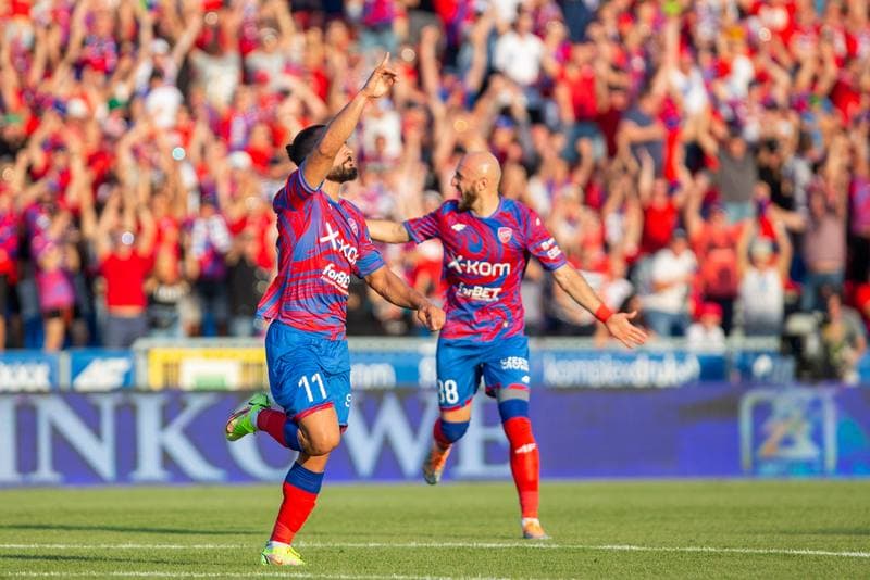 Football. UEFA Conference League. Rakow Czestochowa - Slavia Prague. 18.08.2022