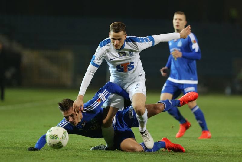 Football. Lotto Ekstraklasa. Ruch Chorzow - Lech Poznan. 04.11.2016