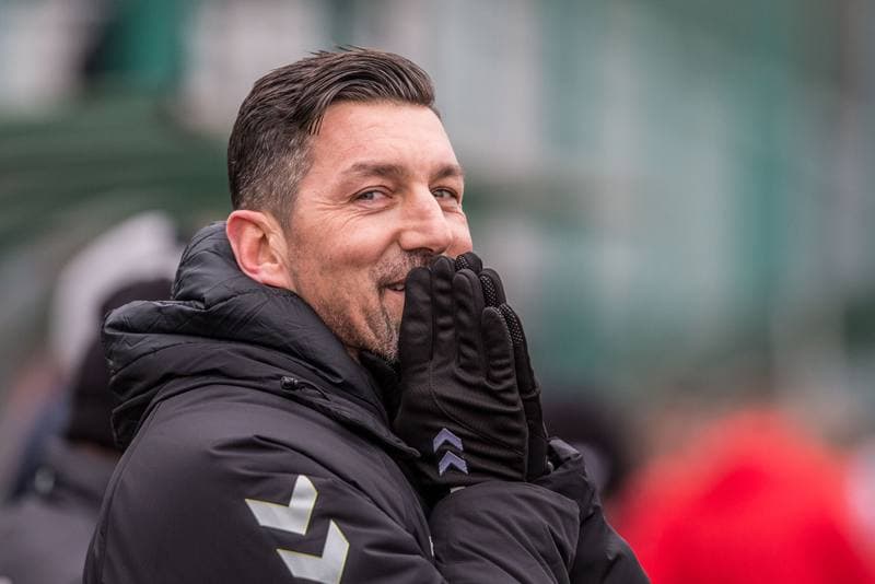 Football. Sparing. Zaglebie Sosnowiec - FK Zeleziarne Podbrezova. 29.01.2020