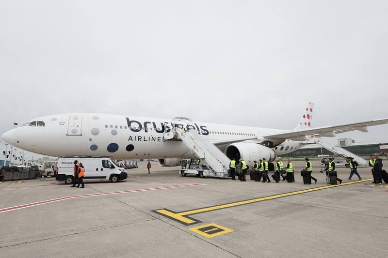 Football. World Cup 2026. Belgium. Departure to United States. 08.06.2026