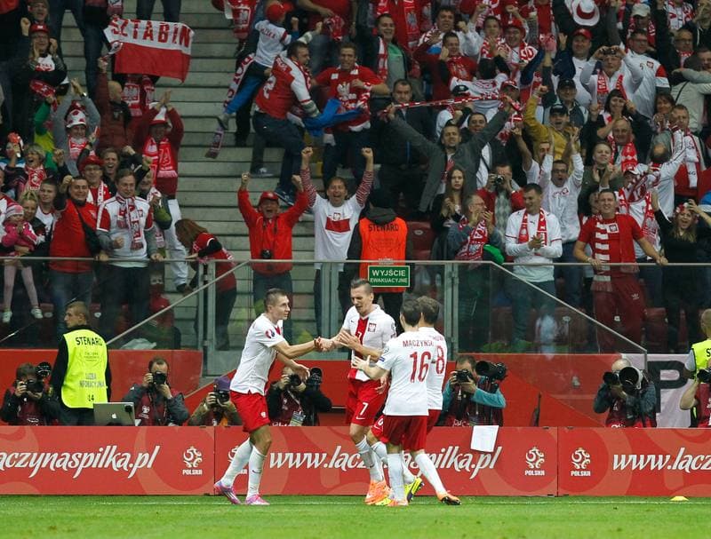 Football. UEFA European Qualifiers. Poland - Scotland. 14.10.2014