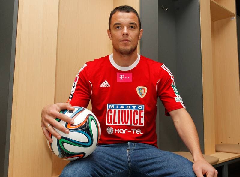 Football. Piast Gliwice. Dawid Janczyk. 04.11.2014