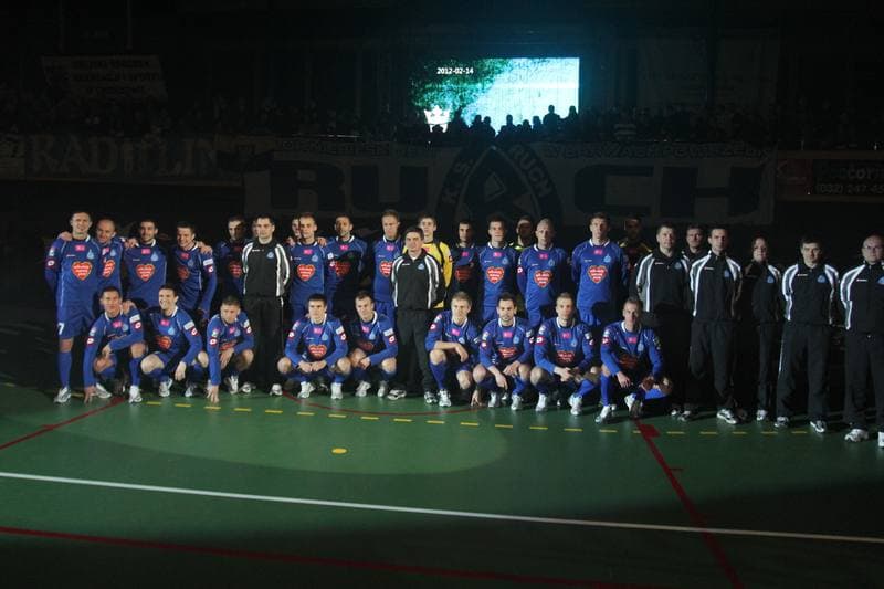 Football. Ruch Chorzow. Presentation. 14.02.2012