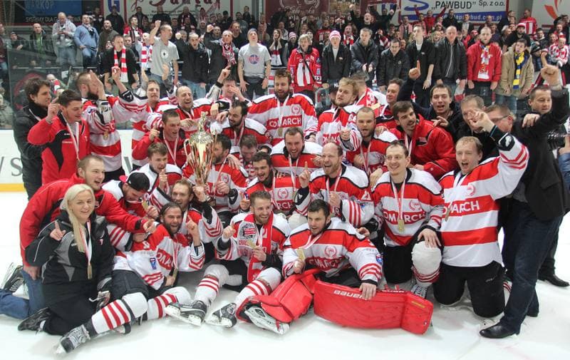 Ice Hockey. Polska Liga Hokejowa. JKH GKS Jastrzebie - Comarch Cracovia Krakow. 29.03.2013
