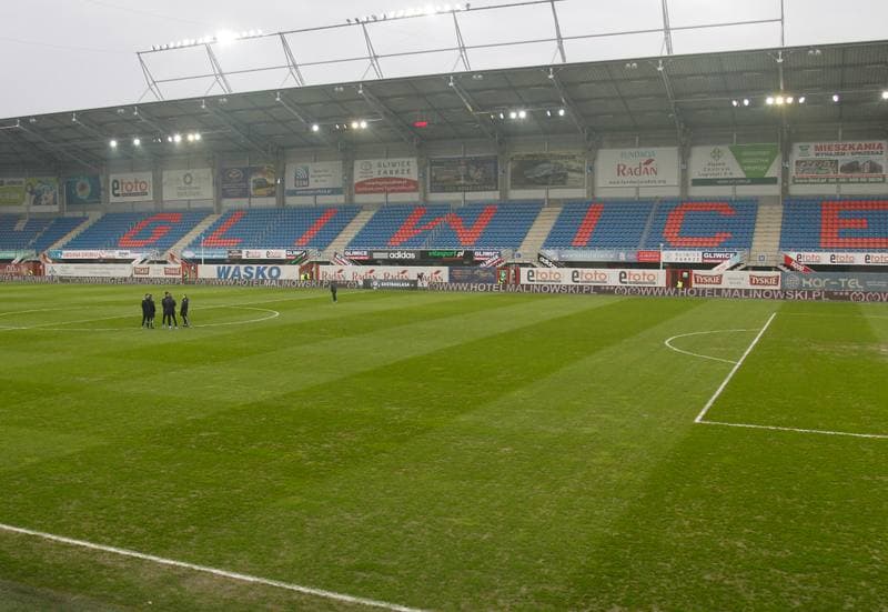 Football. Ekstraklasa. Piast Gliwice - Slask Wroclaw. 08.03.2016