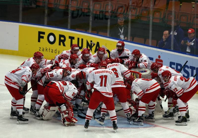 Ice Hockey. World Championship Division 1A. Italy - Poland. 23.04.2016