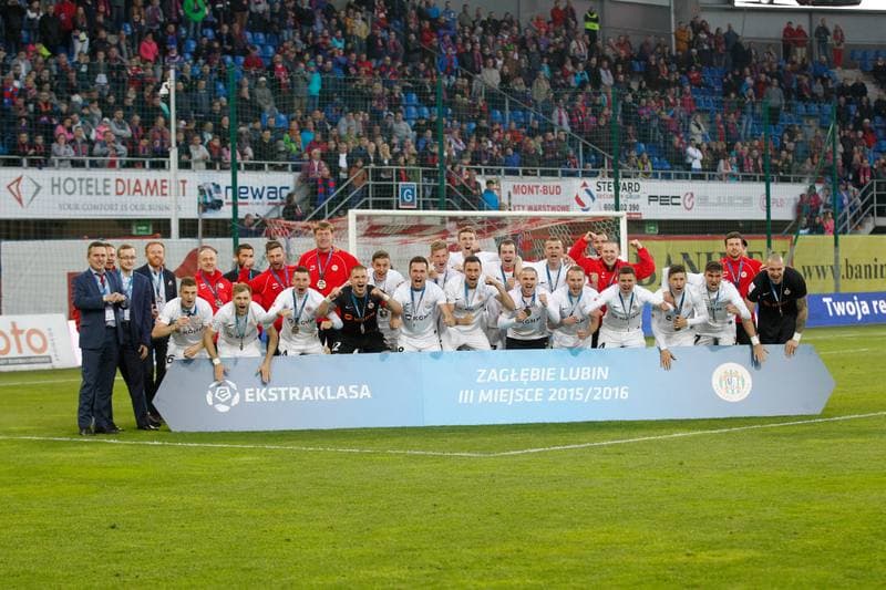 Football. Ekstraklasa. Piast Gliwice - Zaglebie Lubin. 15.05.2016