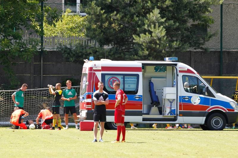 Football. Sparing. GKS Katowice - Podbeskidzie Bielsko-Biala. 05.07.2016
