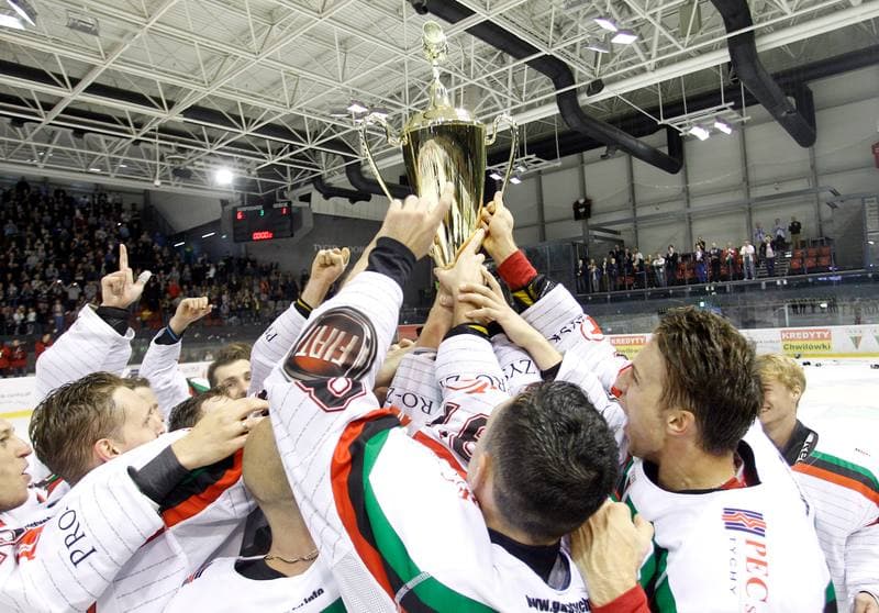 Ice Hockey. Polish Supercup. GKS Tychy - Cracovia Krakow. 04.09.2015