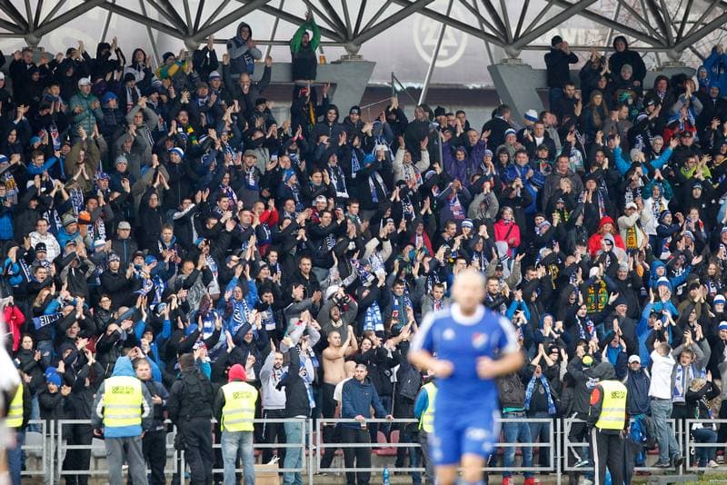 Football. Fortuna Narodni Liga. FK Fotbal Trinec - Banik Ostrava. 19.11.2016