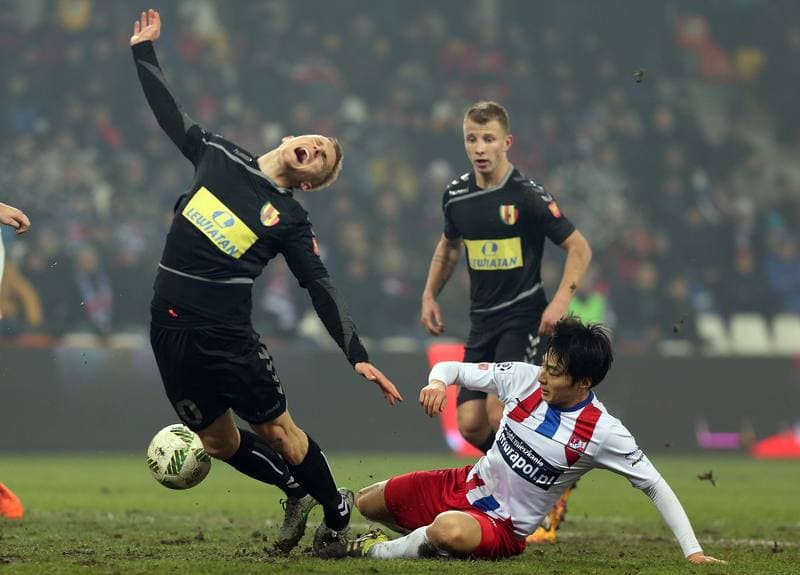Football. PKO BP Ekstraklasa. Podbeskidzie Bielsko-Biala - Korona Kielce. 04.03.2016