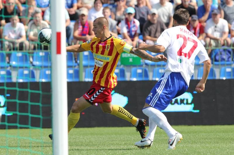 Football. T-Mobile Ekstraklasa. Podbeskidzie Bielsko-Biala - Korona Kielce. 27.08.2011
