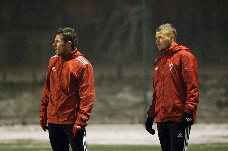 Football. Gornik Zabrze. Training. 07.01.2016