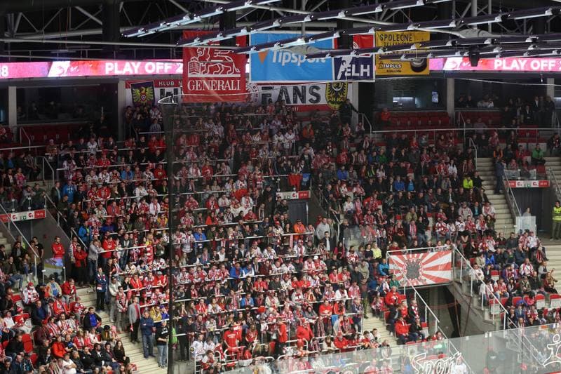 Ice Hockey. TipSport Extraliga. Ocelari Trinec - Mountfield Hradec Kralove. 03.04.2018