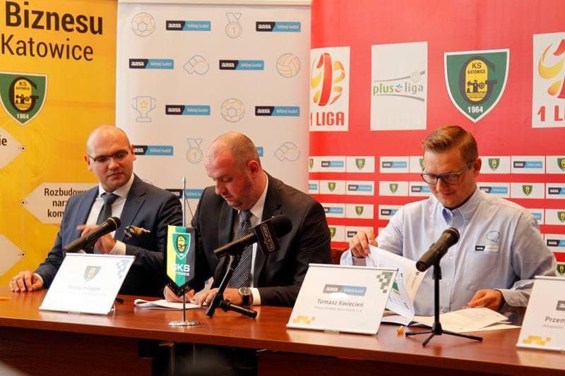 Football. GKS Katowice. Press Conference. 23.09.2016
