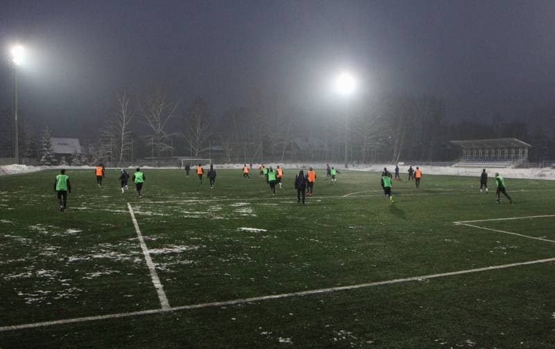 Football. Ruch Chorzow. Training. 17.01.2012