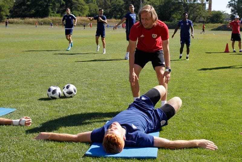 Football. Piast Gliwice. Training. 07.08.2018