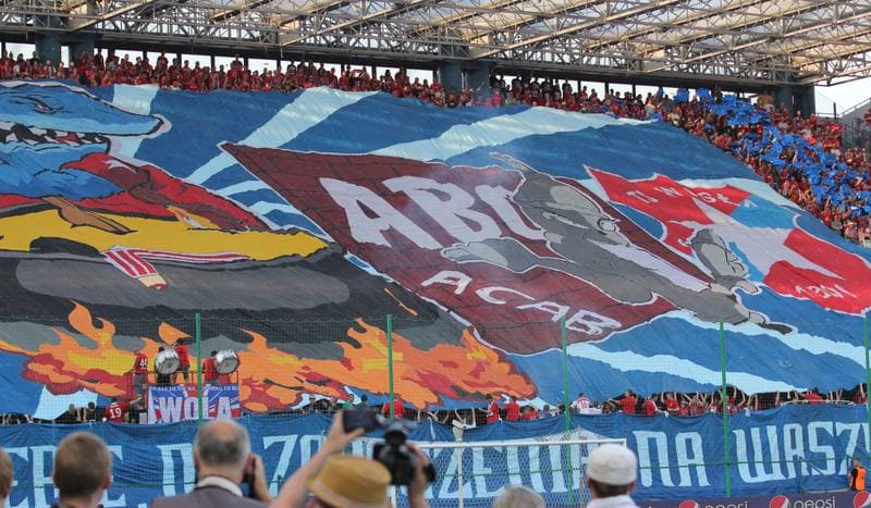 Football. T-Mobile Ekstraklasa. Wisla Krakow - Cracovia Krakow. 30.04.2012