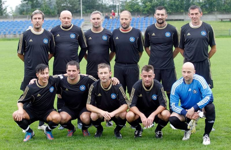 Football. Polish Cup. Orzel Mokre - Reprezentacja Slask Oldboyow. 02.09.2014