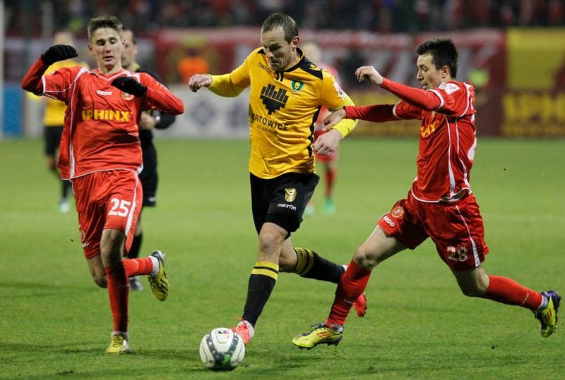Football. I Liga. Widzew Lodz - GKS Katowice. 22.11.2014